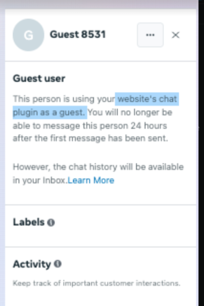 Meta Guest User Spam