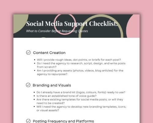 Social Media Package Quote