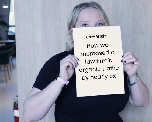 Brisbane Law Firm SEO Case Study - 8x increase in organic website traffic